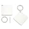 12 Packs: 4 ct. (48 total) 1.9" Sublimation Keychains by Make Market®